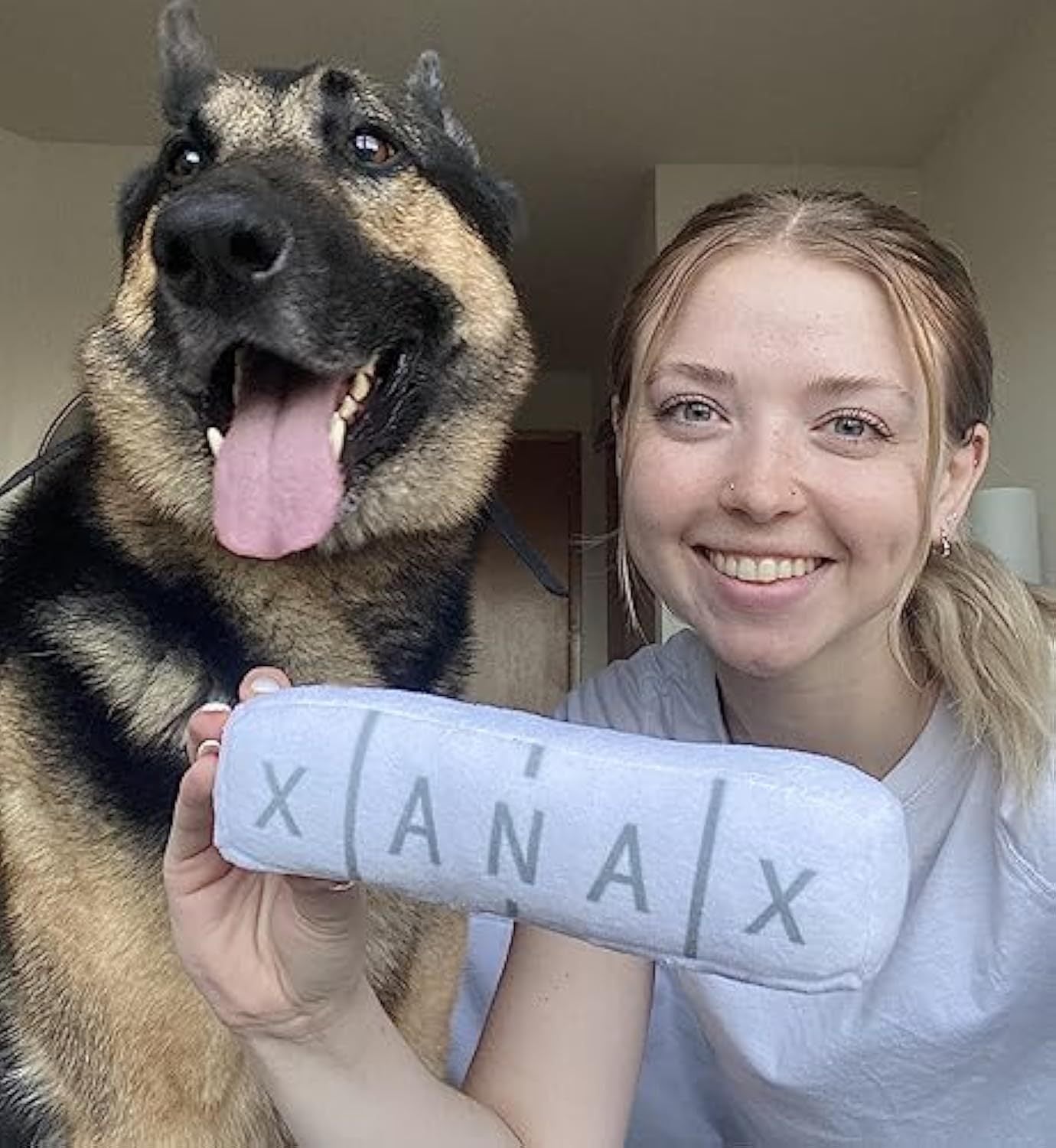 Xanax Plush – The Calm Chew Toy for Dogs Who Overthink