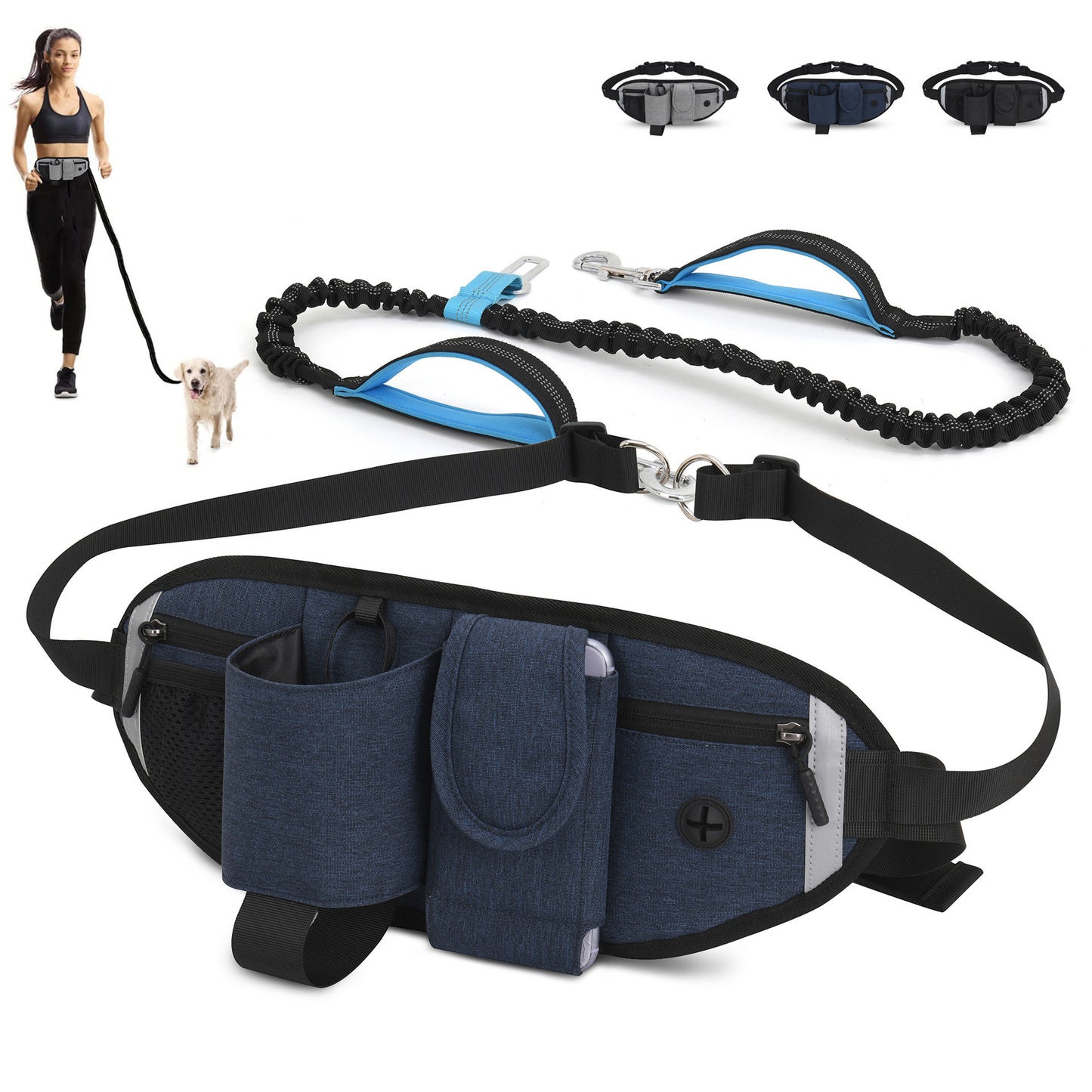 Strap & Stroll™ – The Hands-Free Belt for Dogs Who Walk You
