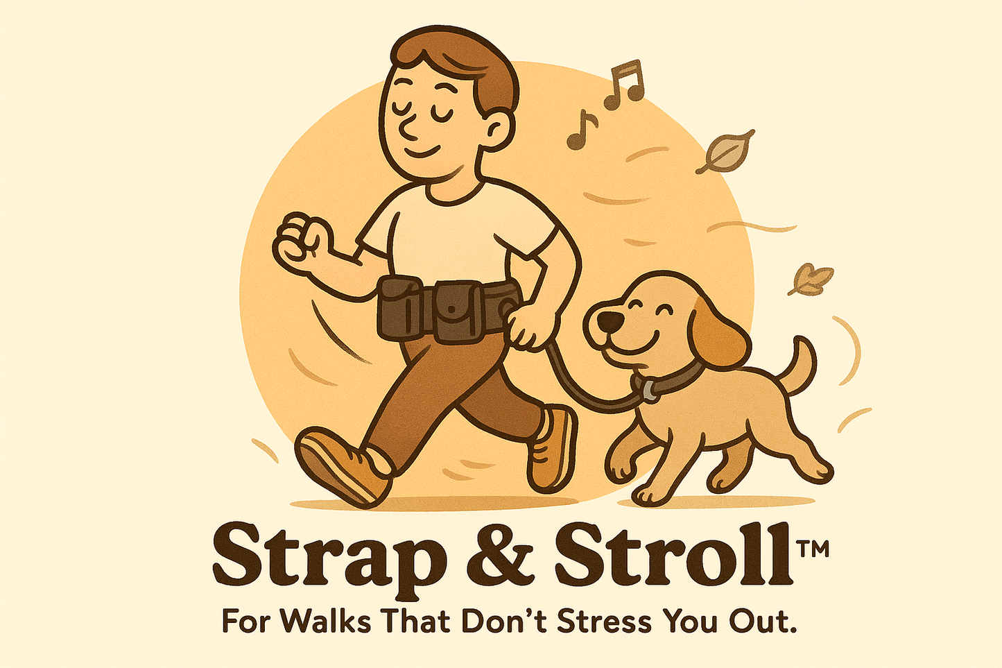 Strap & Stroll™ – The Hands-Free Belt for Dogs Who Walk You