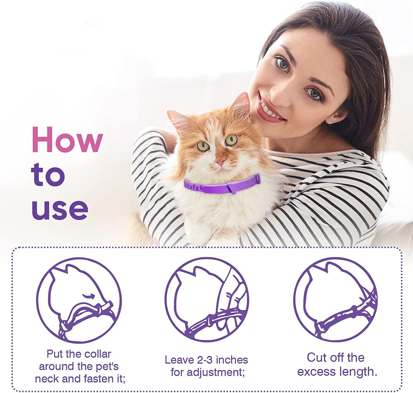 Calming Collar – Gentle Vibes, Wrapped in Purple